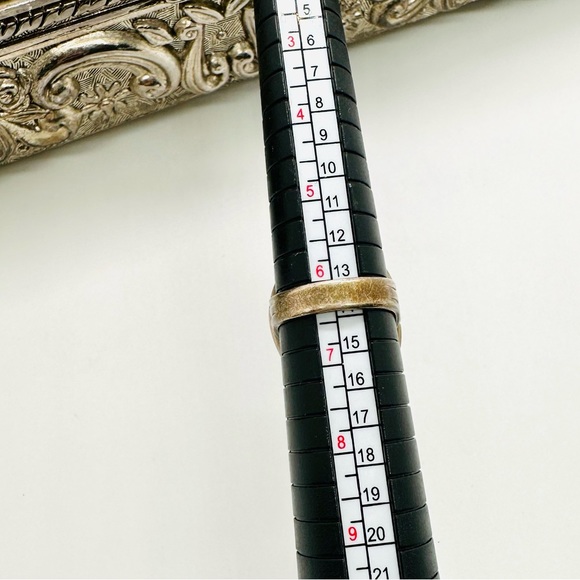 🔥 Gorgeous Vintage Turquoise Signed Sterling Ring - Picture 8 of 16